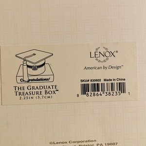 Lenox The Graduate Treasure Box